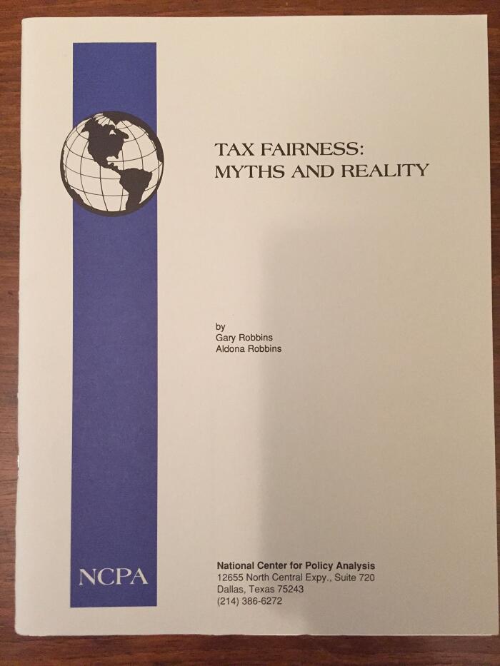 Tax Fairness Myths and Reality
