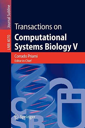 Transactions on Computational Systems Biology (V)