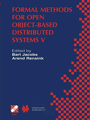 Formal Methods for Open Object-Based Distributed Systems V: IFIP TC6/WG6.1 Fifth International Conference