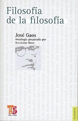 Filosofía de la filosofía