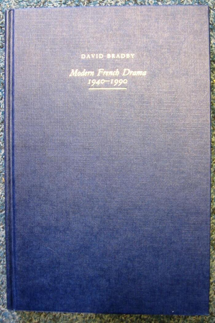 Modern French Drama 1940–1990