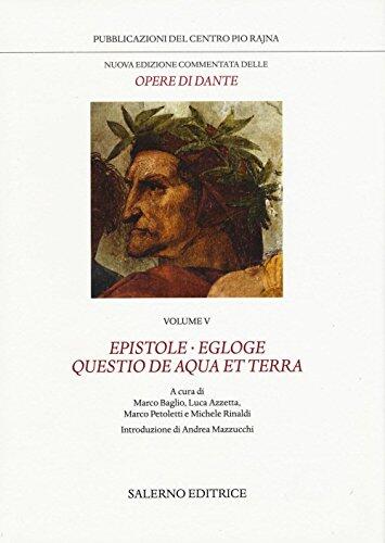 Epistole · Egloge · Questio de aqua et terra