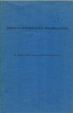 Essays in Epistemology and Semantics