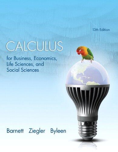 Calculus for Business, Economics, Life Sciences and Social Sciences [with MyMathLab]