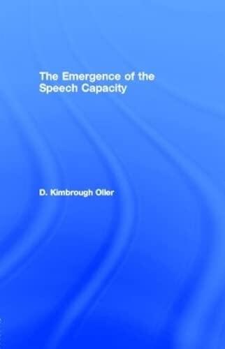 The Emergence of the Speech Capacity