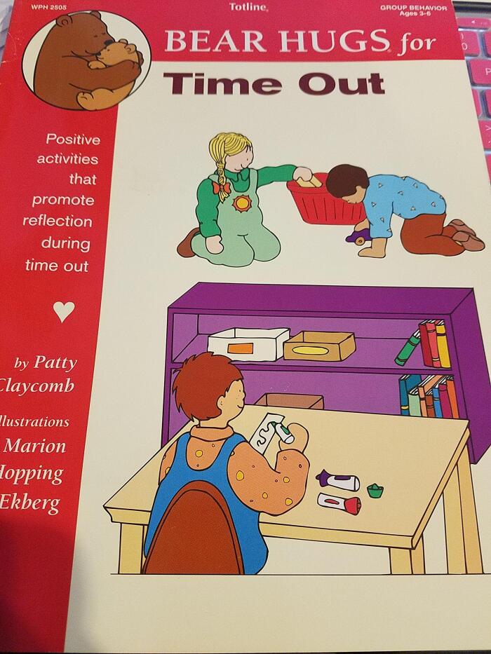 Totline Bear Hugs for Time Out ~ Positive Activities That Promote Reflection During Time Out