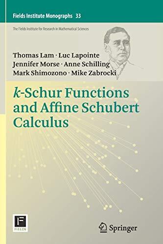 K-Schur Functions and Affine Schubert Calculus