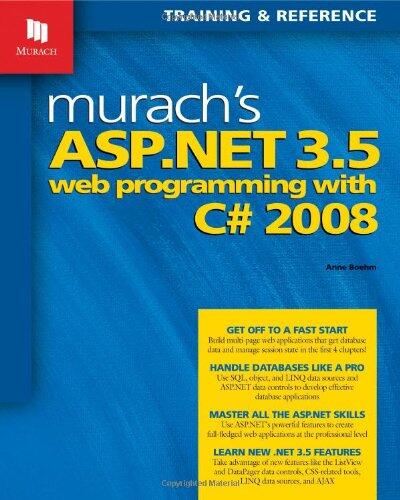 Murach's ASP.NET 3.5 Web Programming with C#