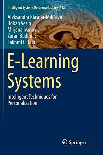 E-Learning Systems: Intelligent Techniques For Personalization