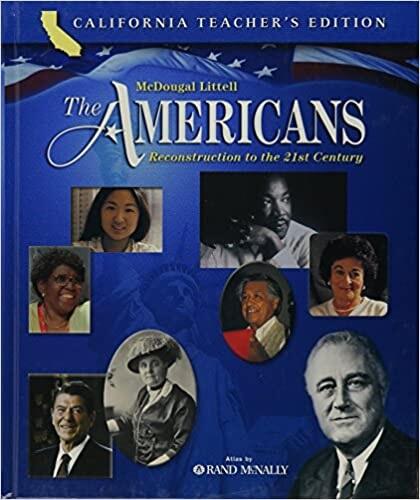 McDougal Littell The Americans: Reconstruction to the 21st Century
