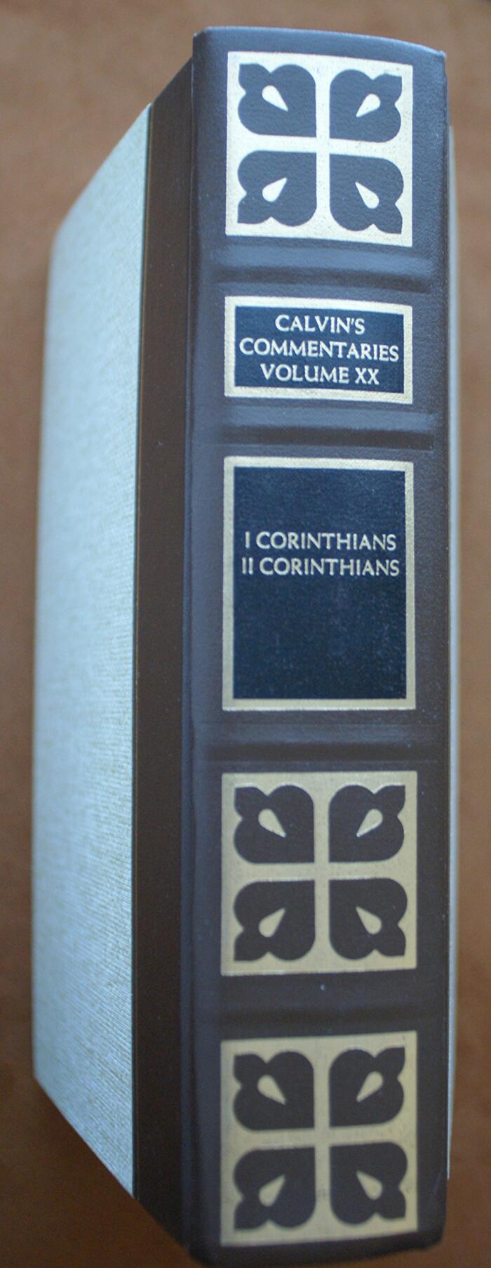 1 & 2 Corinthians. Calvin's Commentary Volume XX