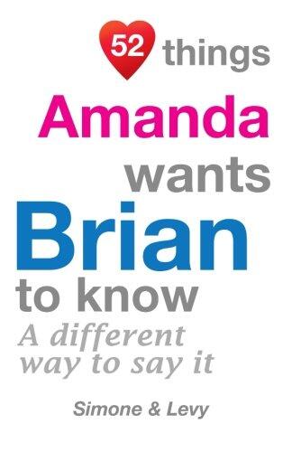 52 Things Amanda Wants Brian To Know: A Different Way To Say It