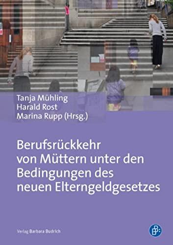 Berufsrückkehr von Müttern: Lebensgestaltung im Kontext des neuen Elterngeldes