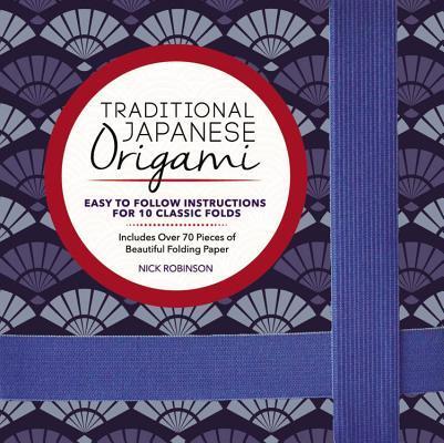 Traditional Japanese Origami Kit: Easy to Follow Instructions for 10 Classic Folds - Includes Over 70 Pieces of Beautiful Folding Paper