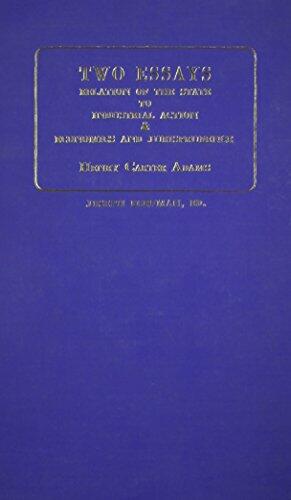 Two Essays: Relation of the State to Industrial Action and Economics and Jurisprudence