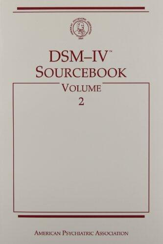 DSM IV Sourcebook, Vol. 2