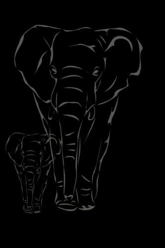 Elephants Notebook: 120 Lined Pages