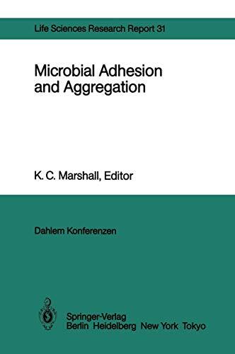 Microbial Adhesion and Aggregation: Report of the Dahlem Workshop on Microbial Adhesion and Aggregation Berlin 1984, January 15-20