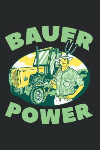 Landwirt Traktor Bauernhof Power - Landwirtschaft Bauer Notizbuch: Journal Mit Punktierten Linien