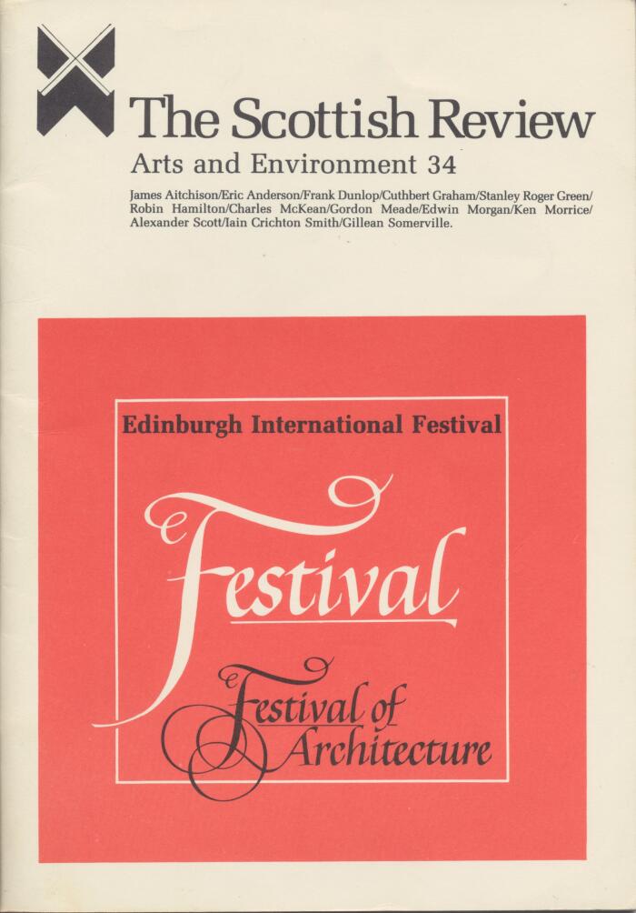 The Scottish Review: Arts and Environment 34