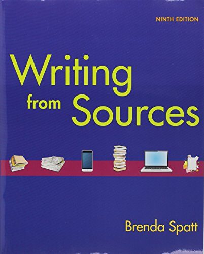 Writing From Sources 9e & Writer's Help 2.0 for Hacker Handbooks 2e
