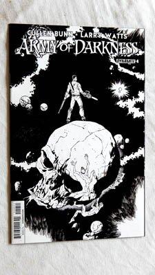 Army Of Darkness #4 B&W 1-In-15 Dealer Incentive Variant UNCIRCULATED VERY RARE Comic Book - Dynamite Entertainment 2015 - NEW Grade 9.8 - The Only One On Amazon!