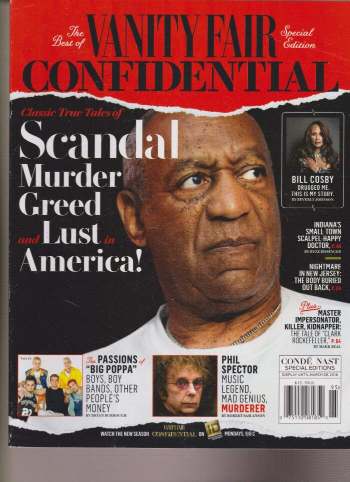 THE BEST of VANITY FAIR MAGAZINE SPECIAL EDITION CONFIDENTIAL 2016, NO LABEL.
