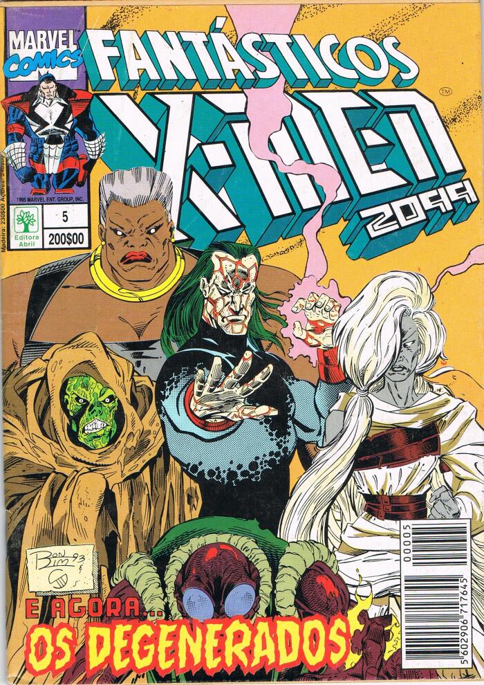 Fantásticos X-Men 2099 nº5 - E Agora... Os Degenerados