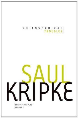 Philosophical Troubles: Collected Papers, Volume 1