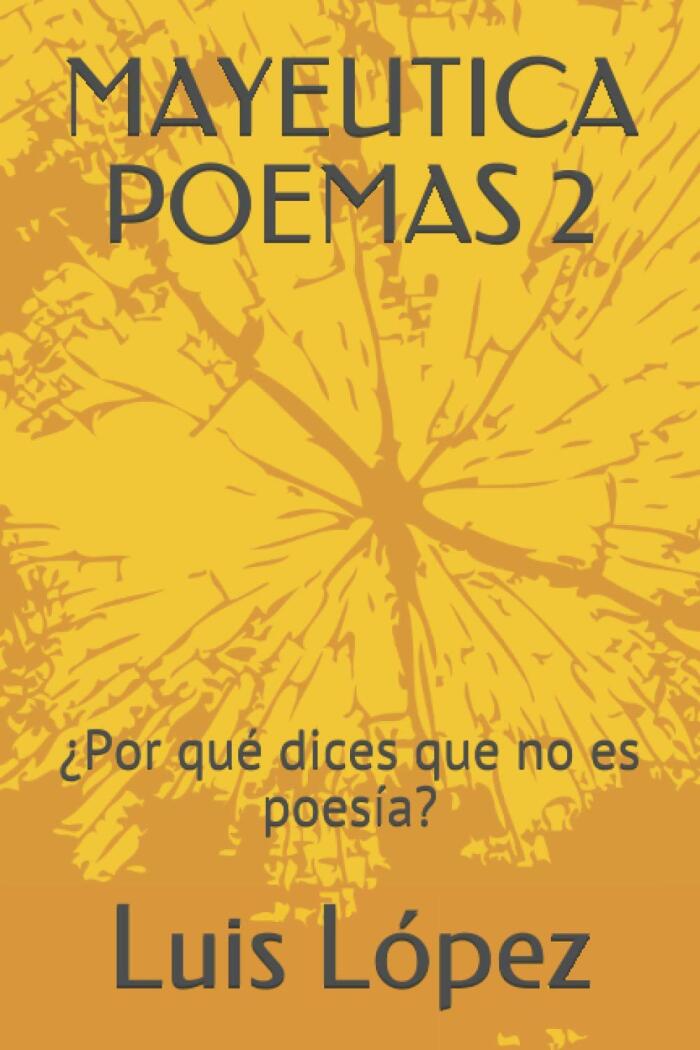 MAYEUTICA POEMAS 2: ¿Por qué dices que no es poesía?