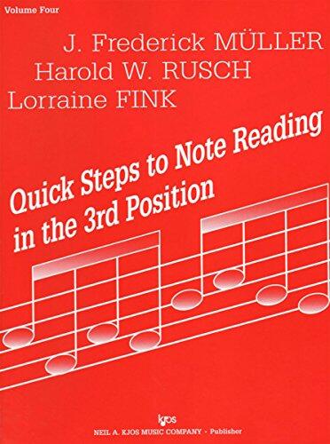 72VN - Quick Steps to Note Reading in the 3rd Position - Volume Four - Violin