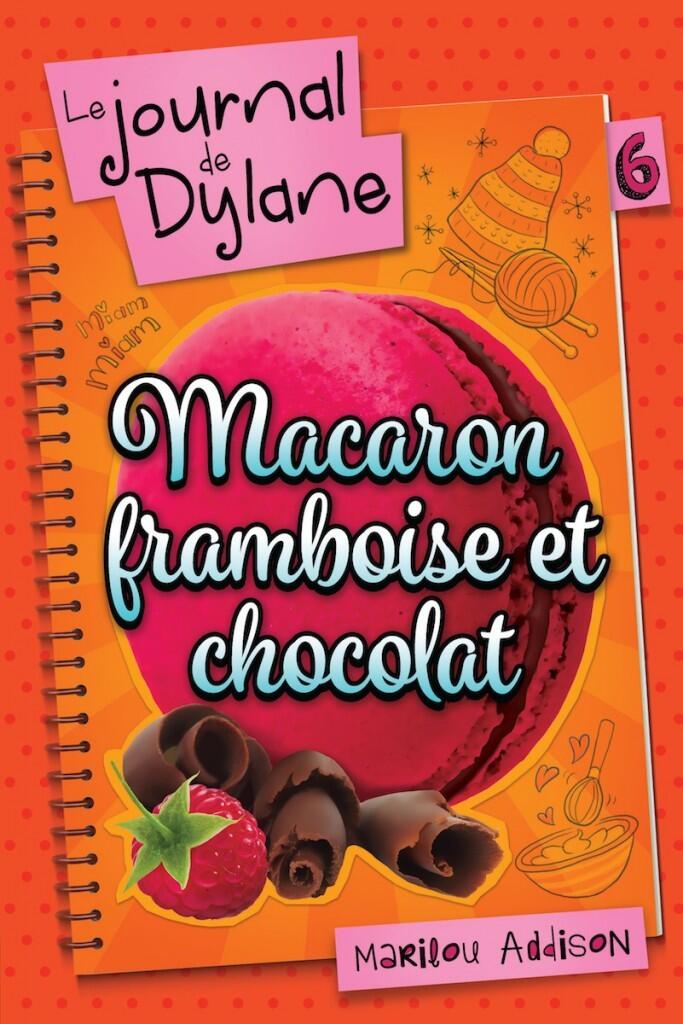Macaron framboise et chocolat