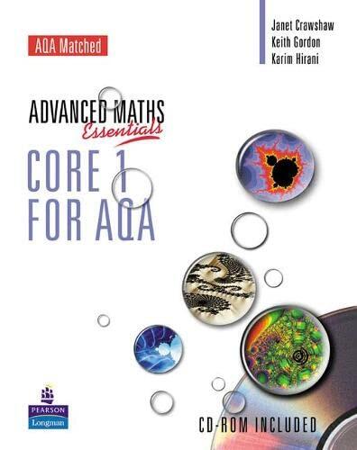 A Level Maths Essentials Core 1 for AQA (Book and CD-ROM)