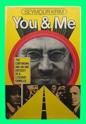 Collectible Seymour Krim YOU & ME First edition Collection of Writings Beat Literature DJ