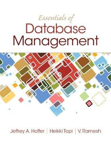 Essentials of Database Management (1st Edition, 2013)
