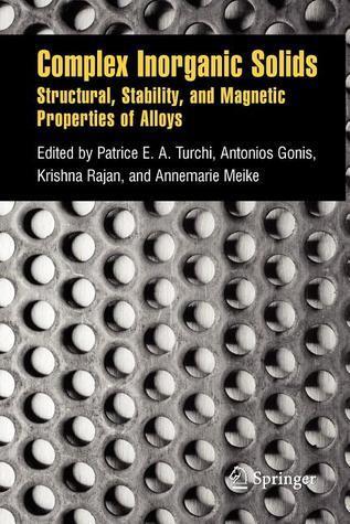 Complex Inorganic Solids