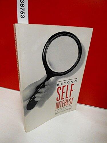 Beyond Self-Interest