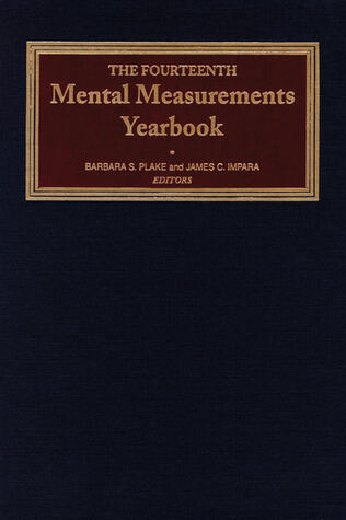 The Fourteenth Mental Measurements Yearbook