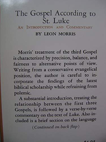 The Gospel according to St. Luke: An introduction and commentary