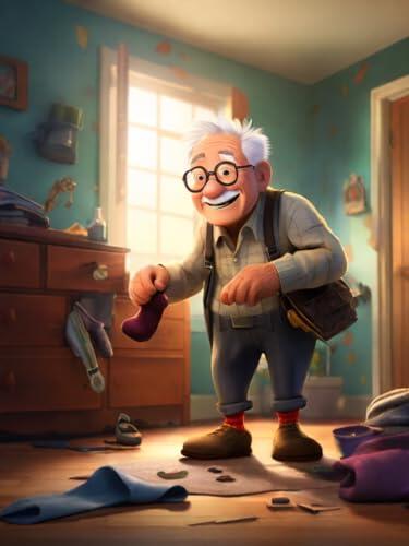 Grandpa Great Escape from The Sock Drawer