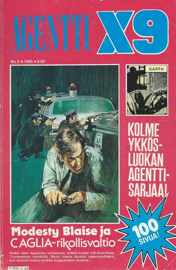 Agentti X9, #3/1985
