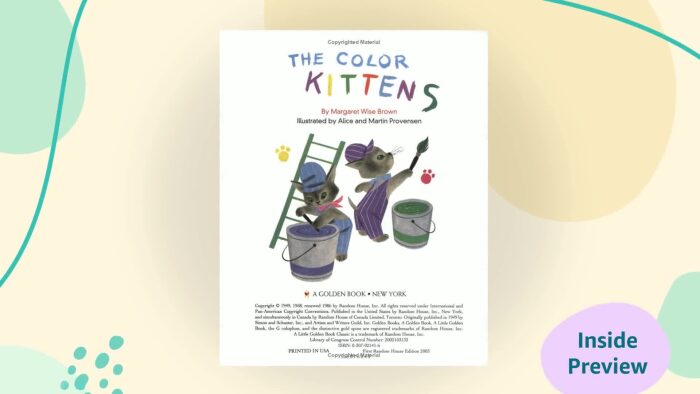 The Color Kittens (Little Golden Treasures) The Color Kittens