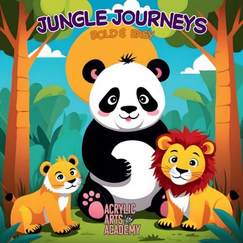Jungle Journeys: Bold Animal Art for Coloring
