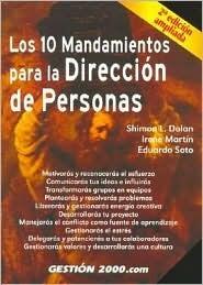 Los 10 mandamientos para la dirección de personas