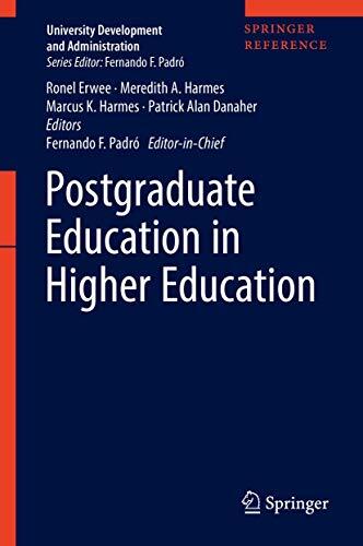 Postgraduate Education in Higher Education