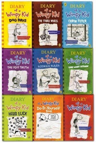 Jeff Kinney Diary of a Wimpy Kid Collection 6 Books Set