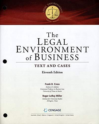 Legal Environment of Business