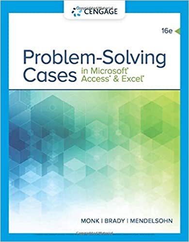 Problem-Solving Cases in Microsoft Access and Excel
