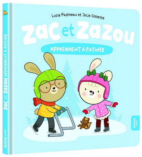 Zac et Zazou apprennent à patiner