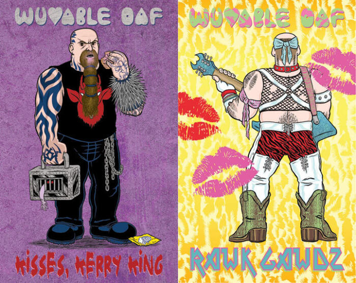 Wuvable Oaf: Kisses Kerry King / Rawk Gawdz